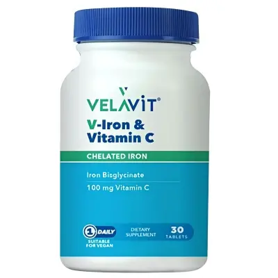 Velavit V- Iron & Vitamin C 30 Tablet